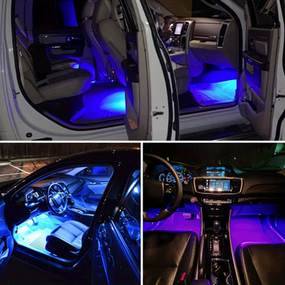 Interior Car Lights,Car Accessories,Car Led Lights,Car Strip Light, Lighting with Sound Active Function,Led Lights for Car