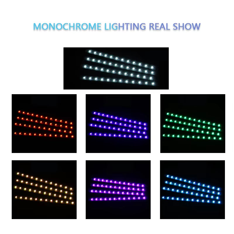 Interior Car Lights,Car Accessories,Car Led Lights,Car Strip Light, Lighting with Sound Active Function,Led Lights for Car